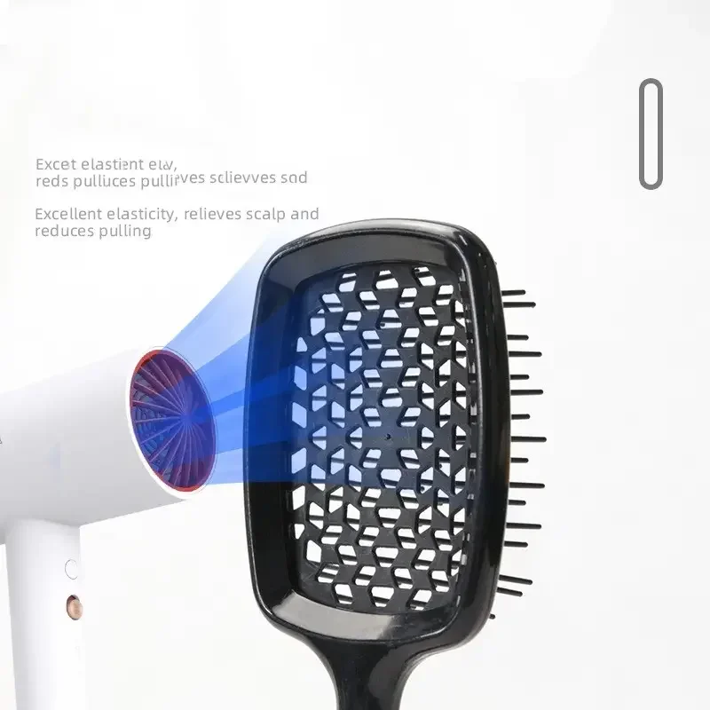 1PCS Wide Teeth Comb for Women Scalp Massage Hair Brush Detangling Hairdressing Tool for Wet Or Dry Hair Salon Use