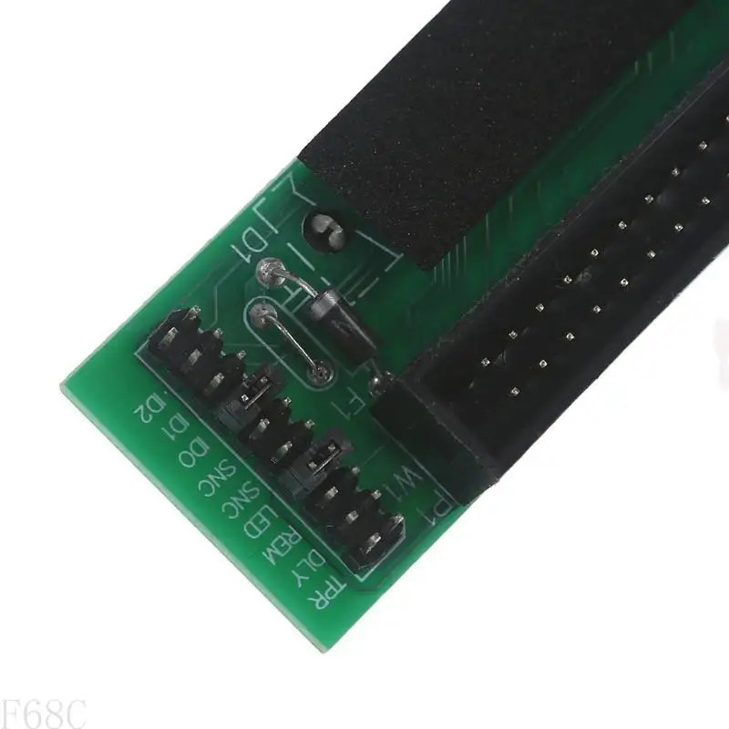 F68C สายเคเบิล Micro SCSI SCA 80-pin ถึง 50 พิน SCSI II/III LVD-SE อะแดปเตอร์ SCSI 80PIN-50PIN การ์ด