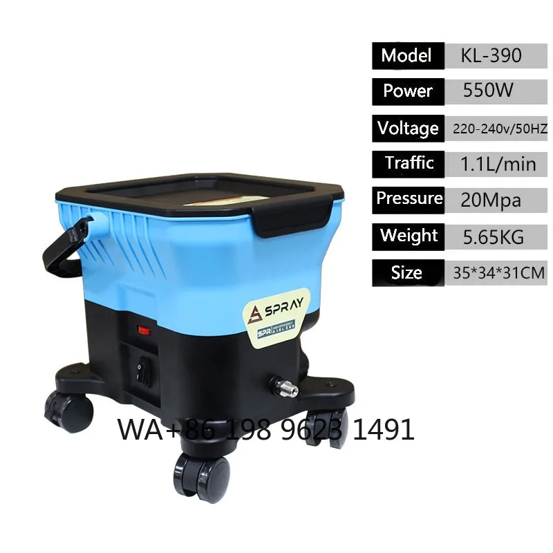 7L 20V 4000PSI Brushless LVLP Airless Paint Sprayer Lithium Battery Powered Industrial Spray Tool