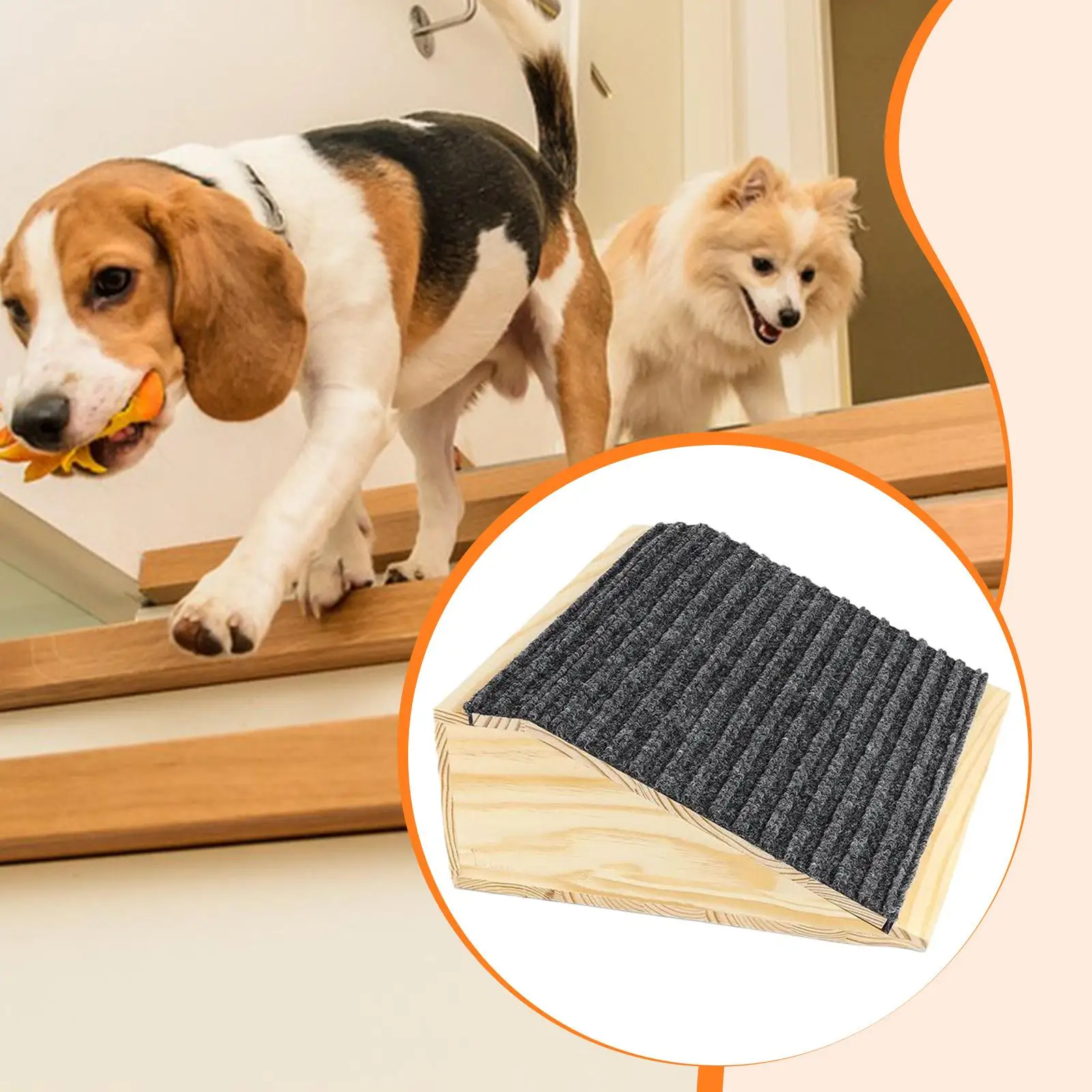 Dog Ramp for Stairs Puppy Essential for Small and Older Animals Kitten Steps