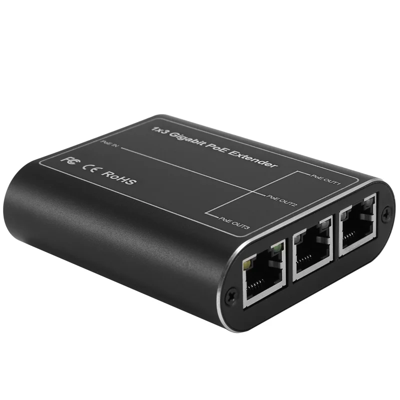 IEEE802.3Af/At 30W Network Poe Signal Gigabit Poe Extender Ethernet Repeater For Security Systems Camera-N34R