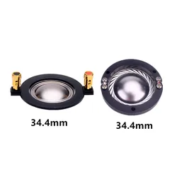 1PC Tweeter Speaker Voice Coil 34.4mm Titanium Diaphragm Repair Kit Treble Horn For Home Theater Professional Audio Mixer DJ