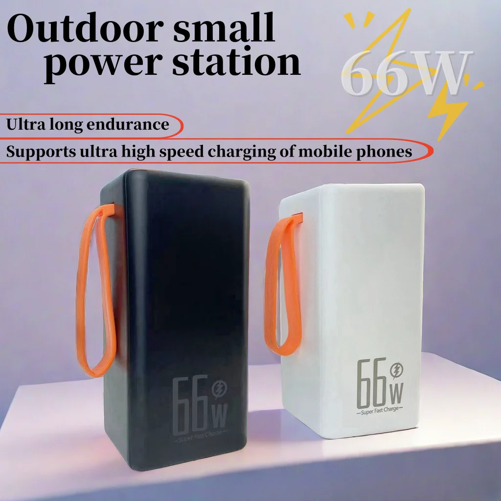 Power bank 100000mAh large capacity 66W fast charger, suitable for fast charging of mobile phones such as Apple, Huawei, etc