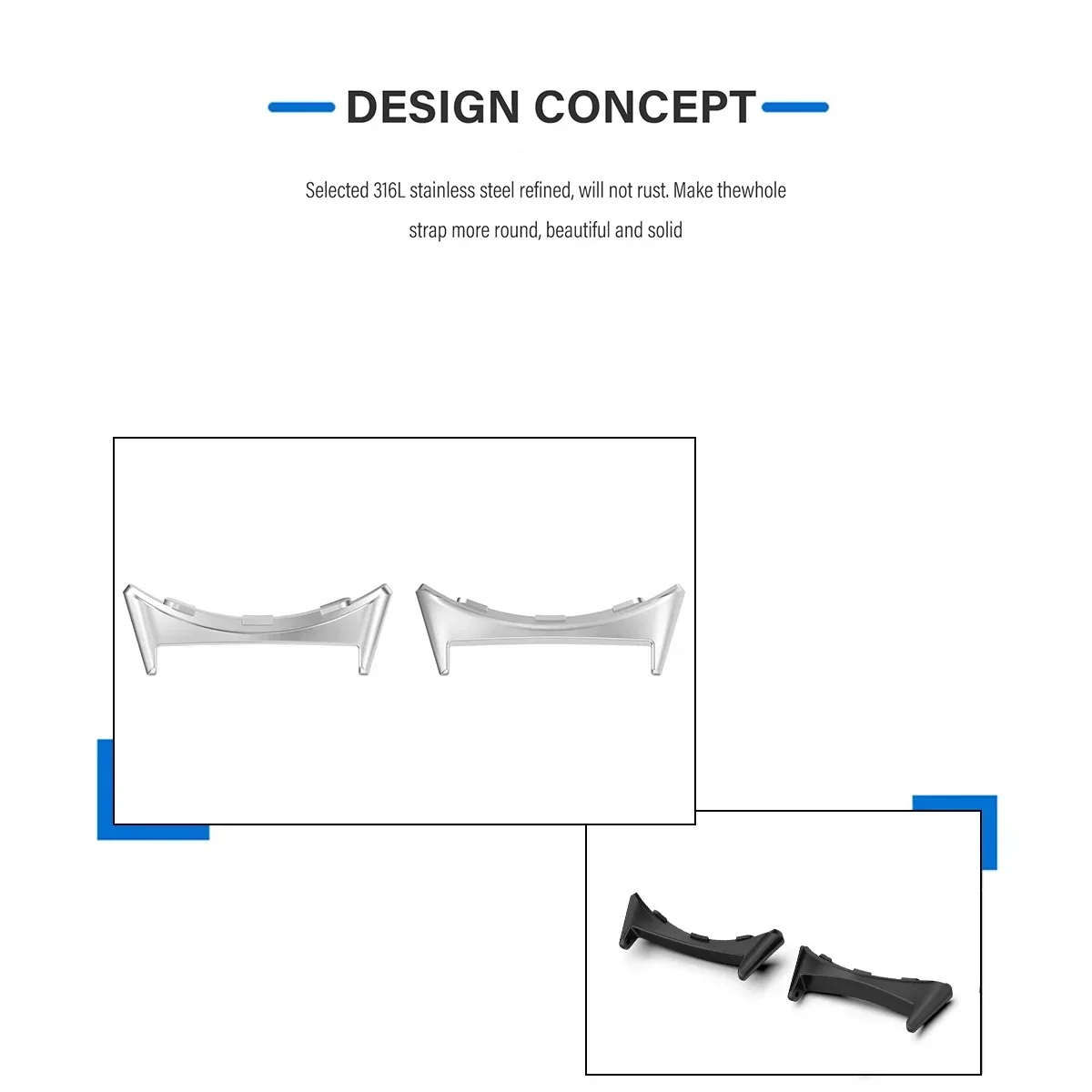 2 قطعة حزام ساعة اليد موصل محول لساعة جوجل بيكسل 3 41 مللي متر 45 مللي متر اكسسوارات معدنية Smartwatch محولات استبدال