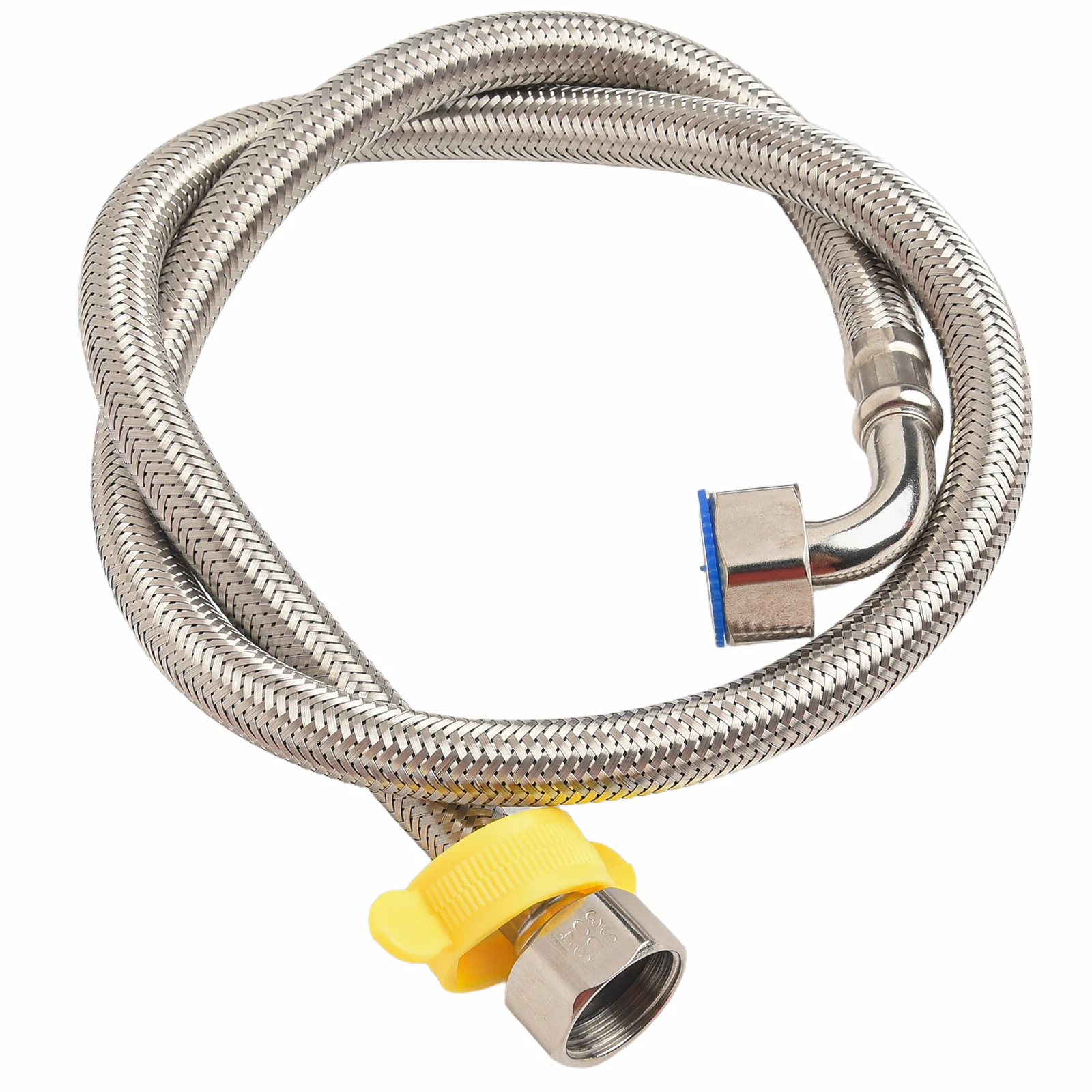 Braided Hose Connectors Elbow Flexible Hose Bathrooms Boilers Easy Installation High Pressure Resistant For Bathrooms