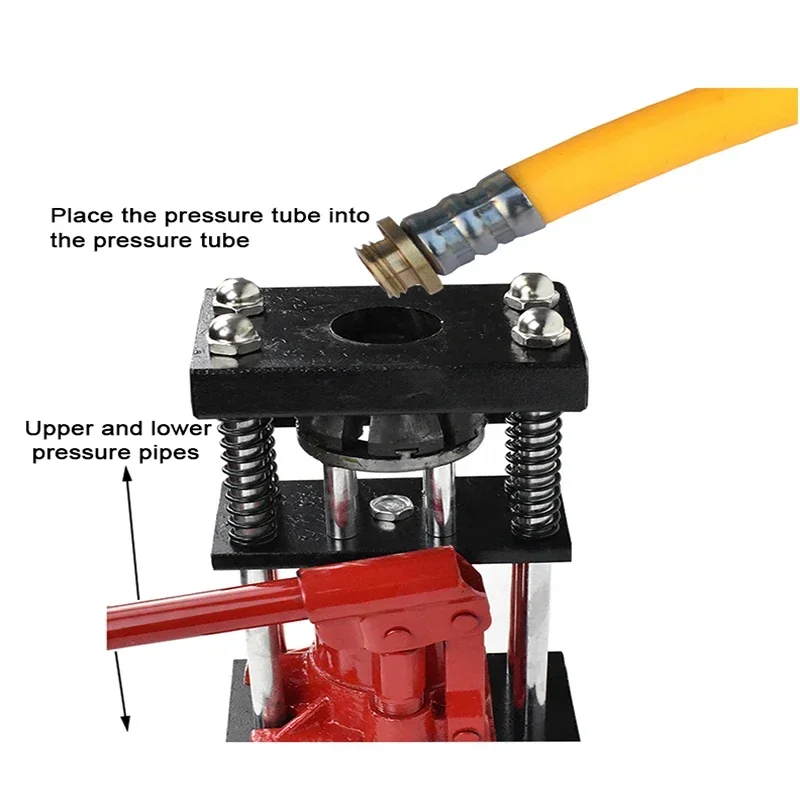 High Pressure Joint Withholding Machine Pressure Pipe Sprayer Sgricultural Hose Press Portable Manual Hydraulic Jack Machine