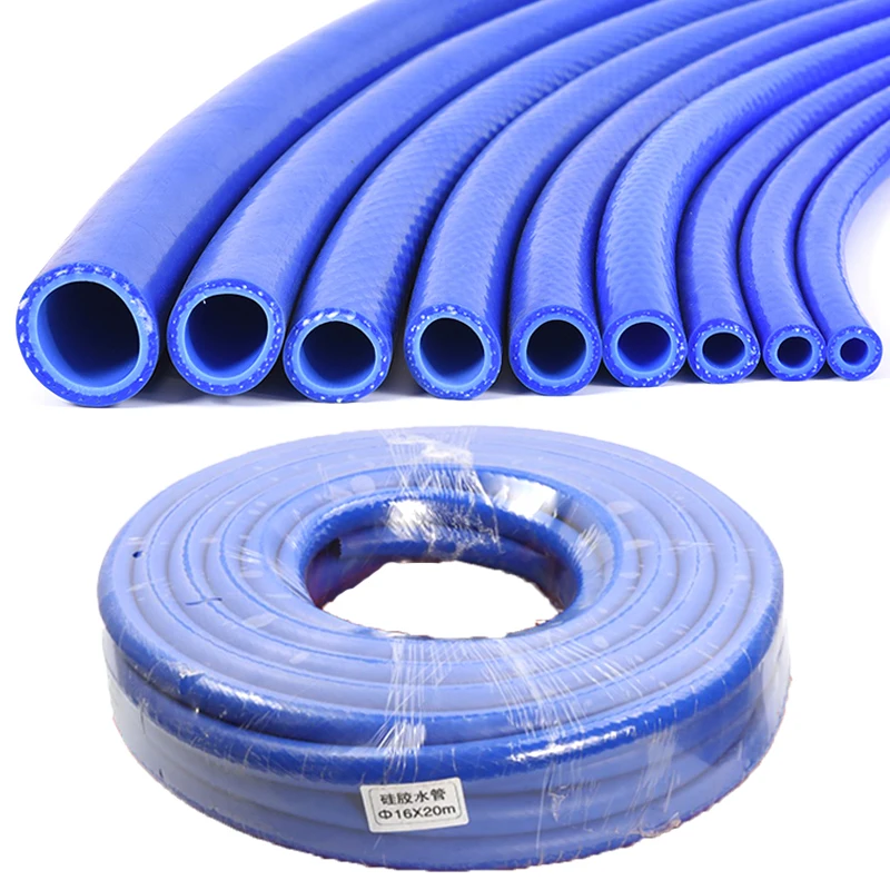 1m/Lot Silicone Hose I.D 6‑50mm High Temperature High Pressure Double Layer Rubber Hose Auto Cylinder Vacuum Pipe for Automobile
