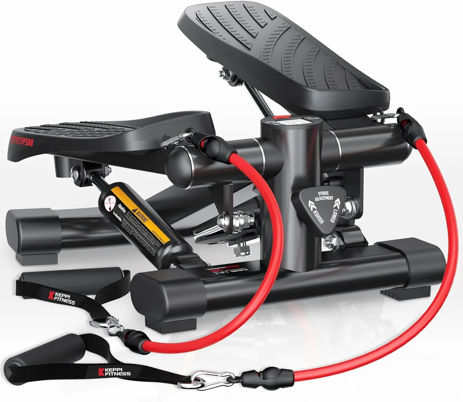 

Home Cardio Stepper with Resistance Bands for Efficient Fat-Burning Exercise - FITSTEP Series