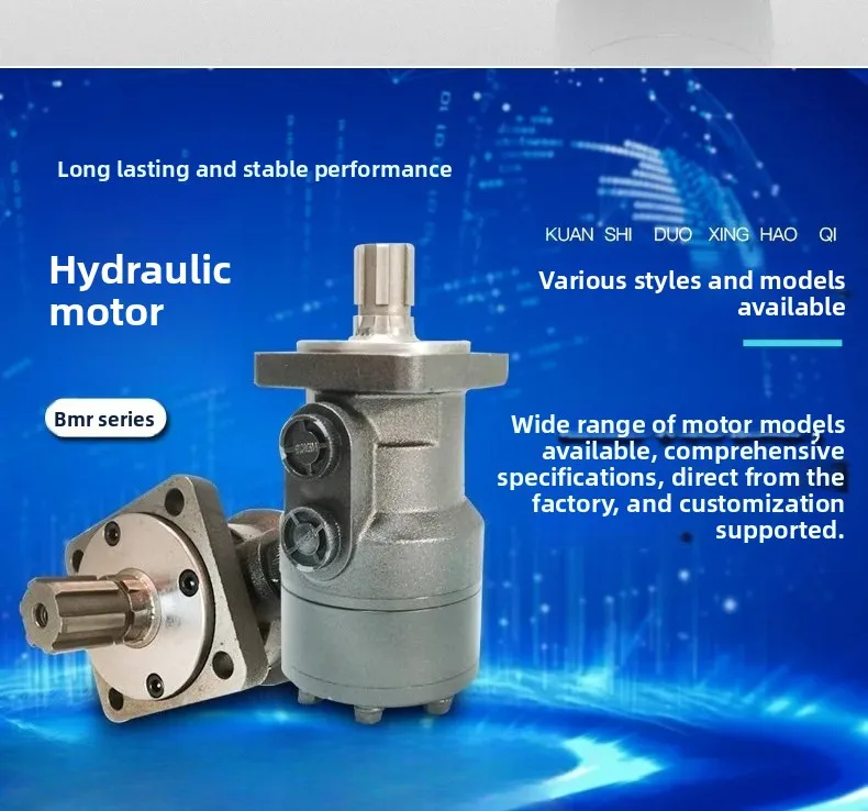 BMS80 100 125 160 200 250 315 400 475 Cycloid Hydraulic Motor Model Full