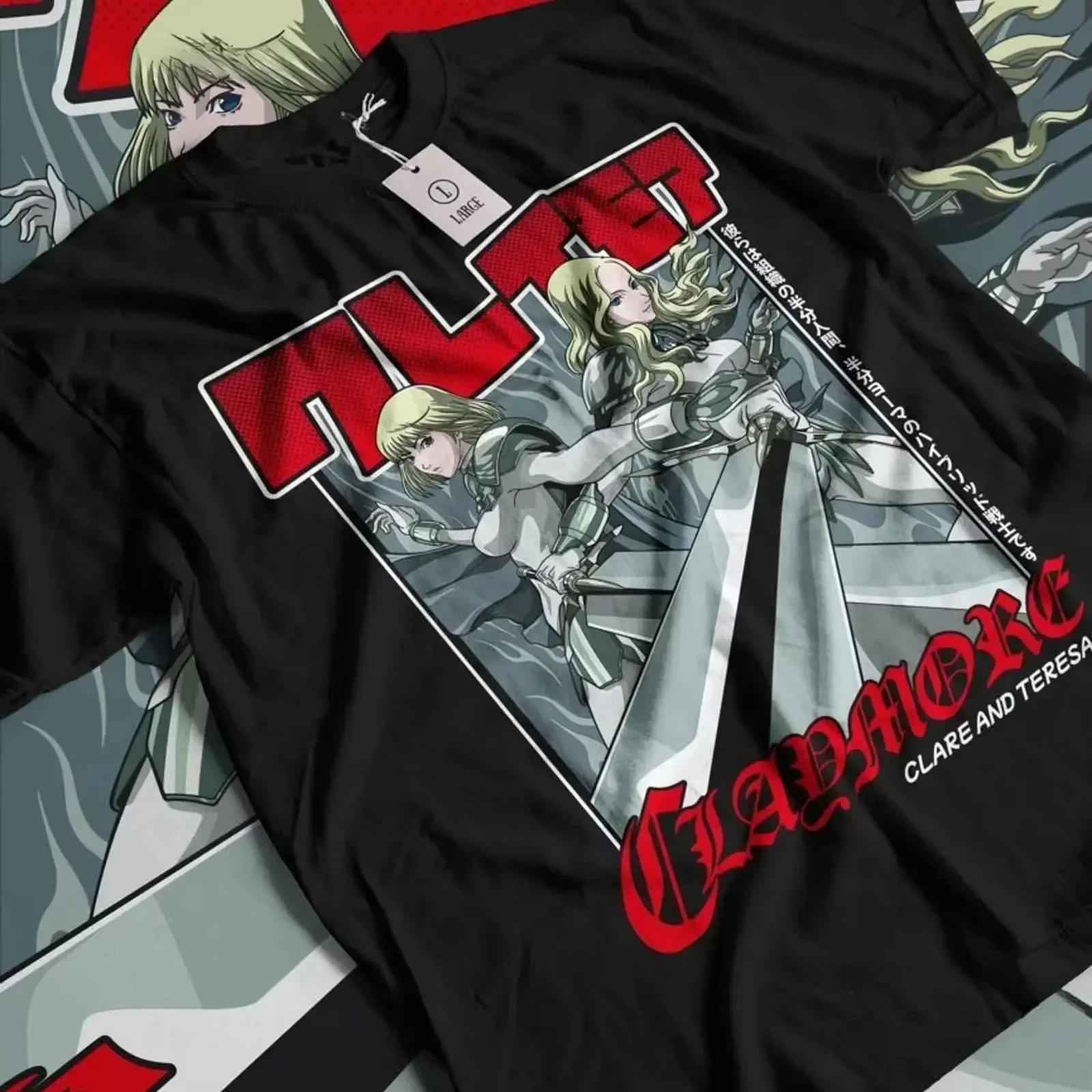 Claymore Clare Teresa Priscilla Miria Norihiro Yagi Anime Manga Dark Fantasy Action Supernatural Kawaii Cute Gothic Dark Vintage