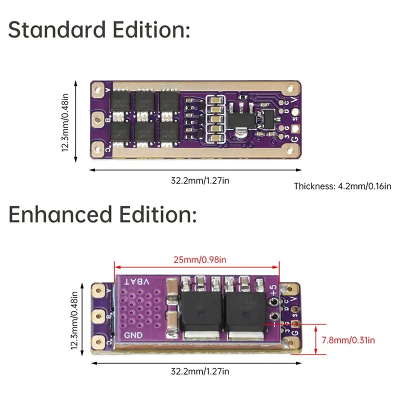 MACH-2-4S 32 بت سرعة تحكم AM32 MINI فرش السيارات حاكم وحدة PWM إشارة ل RC الزاحف سيارة طائرة نموذجية