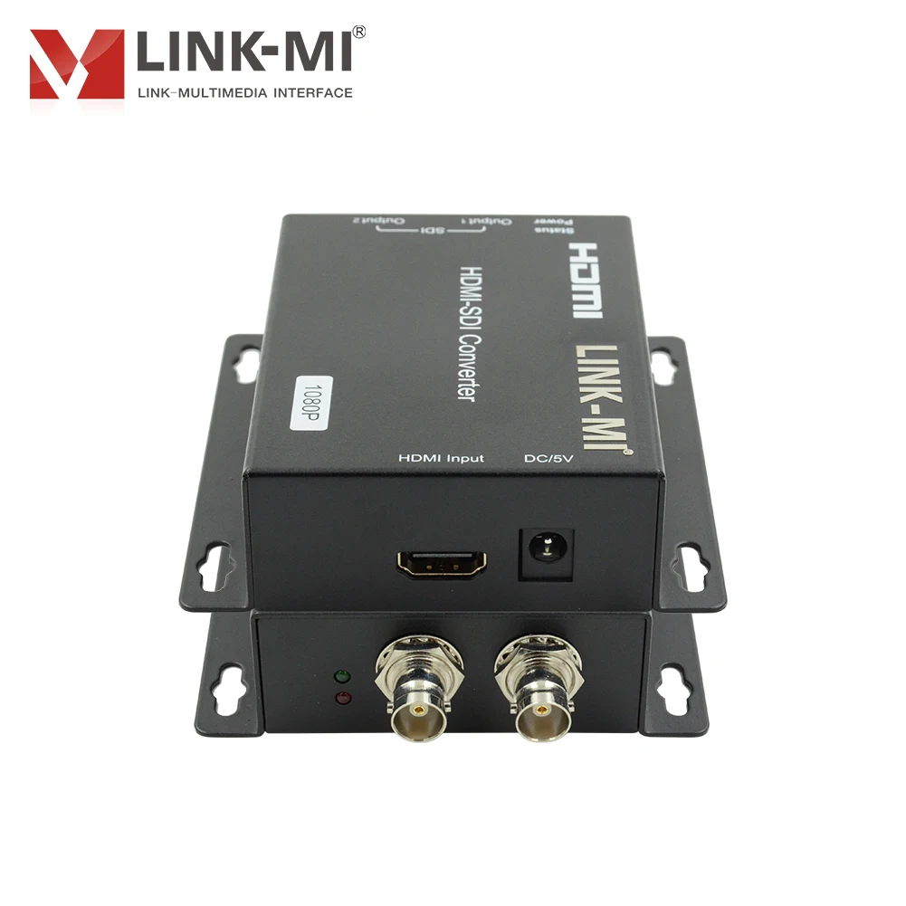 Convertidor profesional HDMI a SDI Dual, convertidor HDMI a SDI para estudio de transmisión, caja HDMI a SDI 1080P con salidas duales 3G
