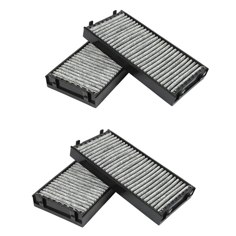 

4PCS Car Cabin Air Filters For BMW X5 E70 2007-2015 X6 E71 E72 2008- 2010 64316945586 64316945585 CU2941-2