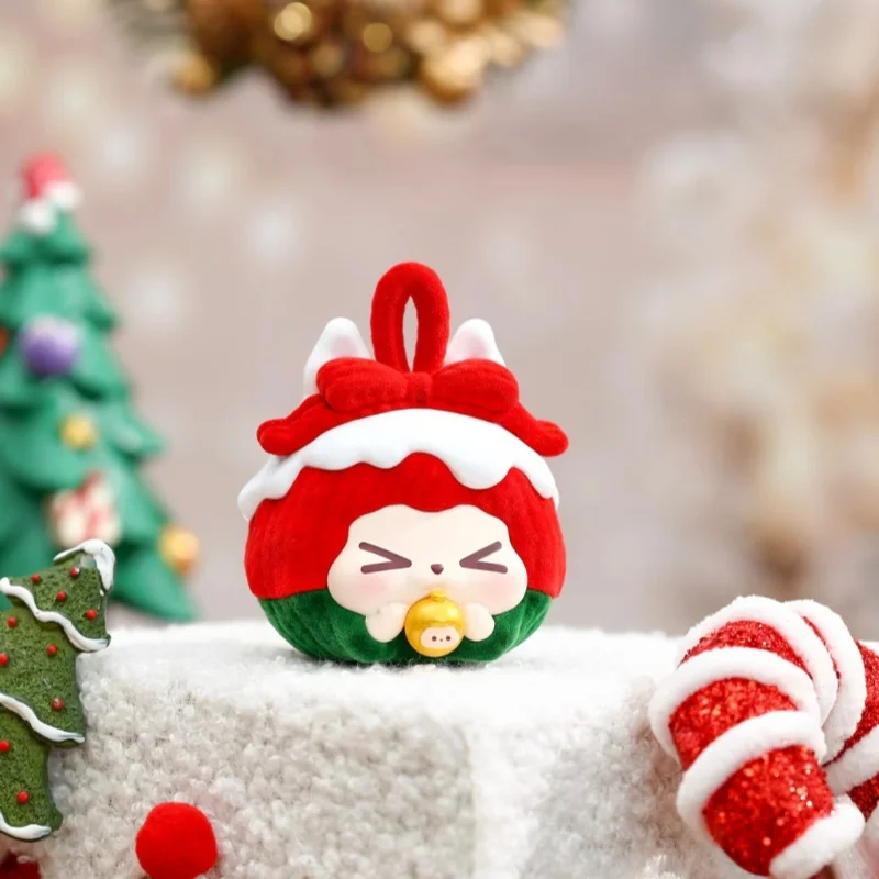 

Genuine Rabbit Kiki Warm Christmas Series Blind Box Cute Doll Collectable Figure Christmas Gift Home Decoration Model Garage Kit