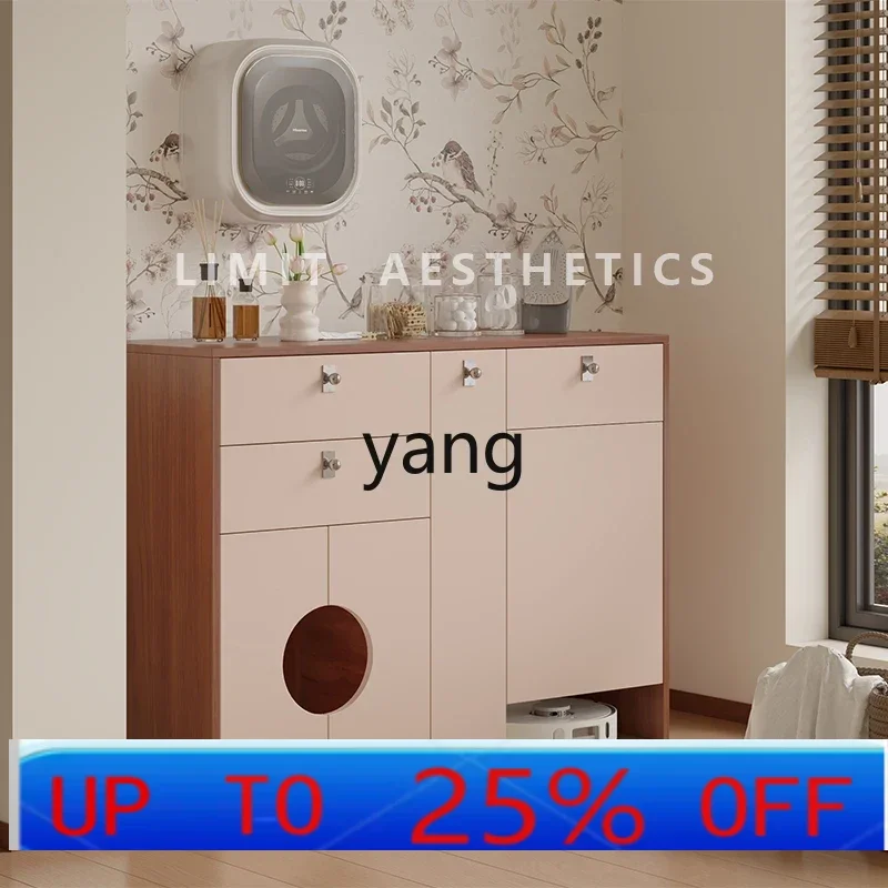LTT antique housekeeping retro pet furniture small apartment balcony storage cabinet