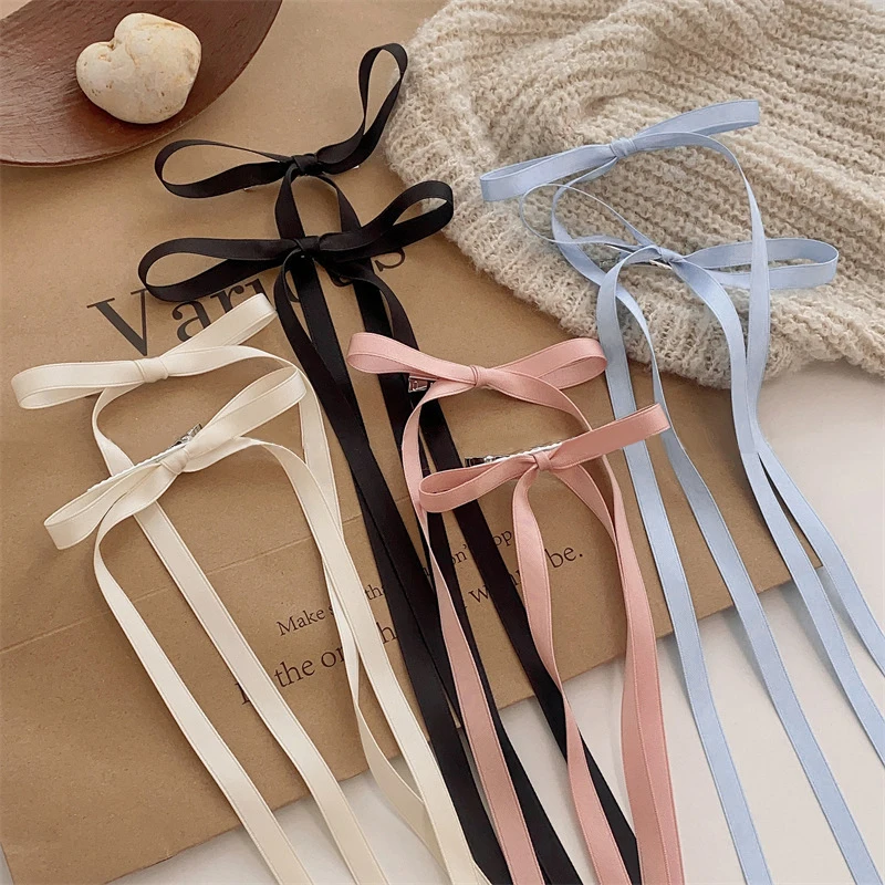 

2PCS Vintage Large Velvet Bow Hair Clip Trend Ribbon Barrettes For Girl Hair