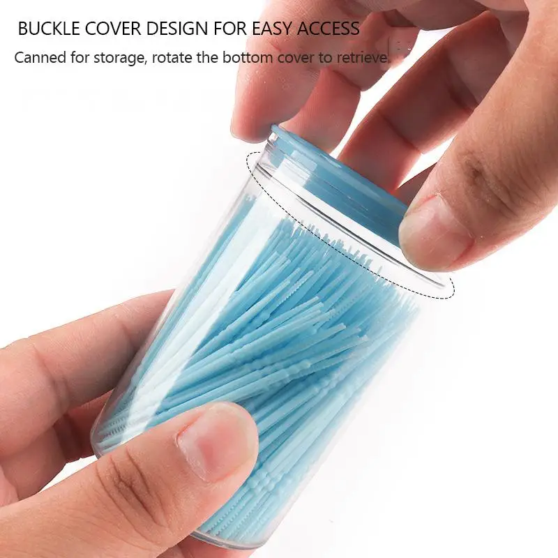 

⭐ ГОРЯЧИЙ ❗ 300/шт. одноразовая зубочистка с двойной головкой, пластиковая зубочистка, бытовая межзубная щетка, сбор зубов, зубная нить