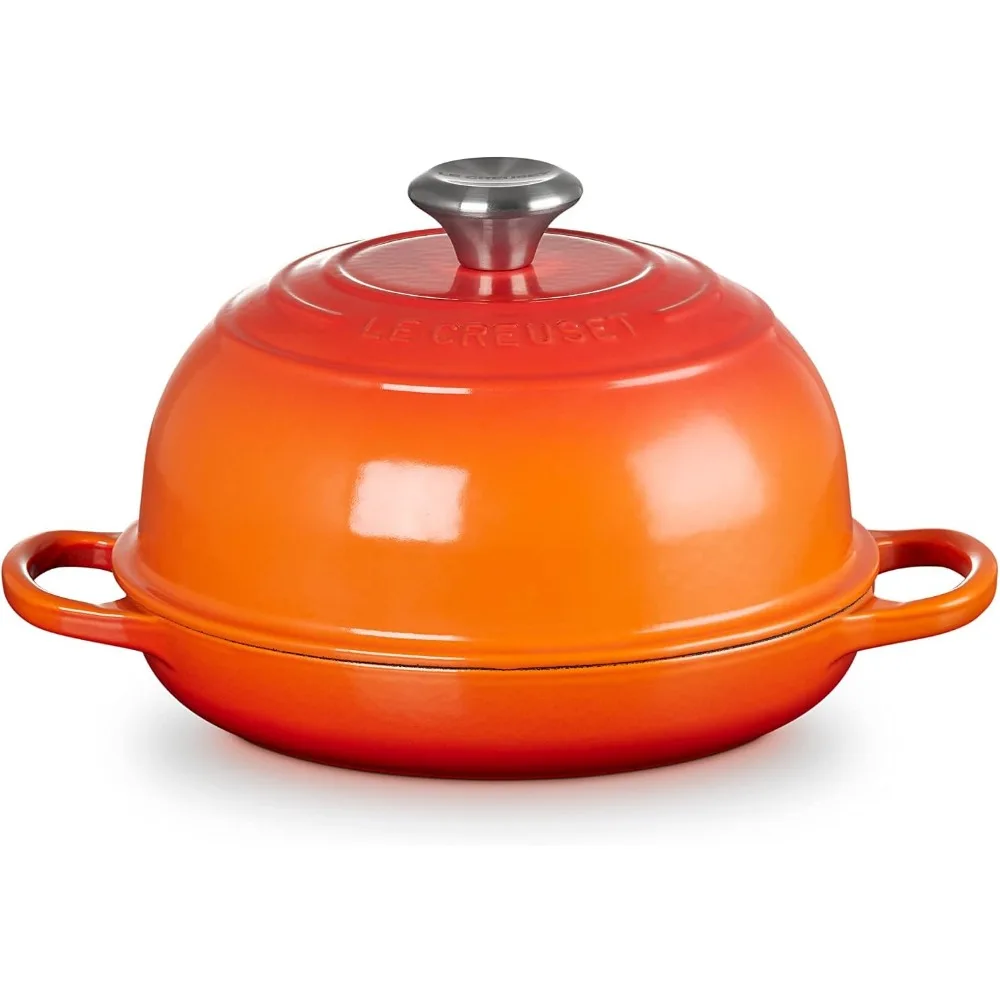 Enameled Cast Iron Bread Oven, Flame