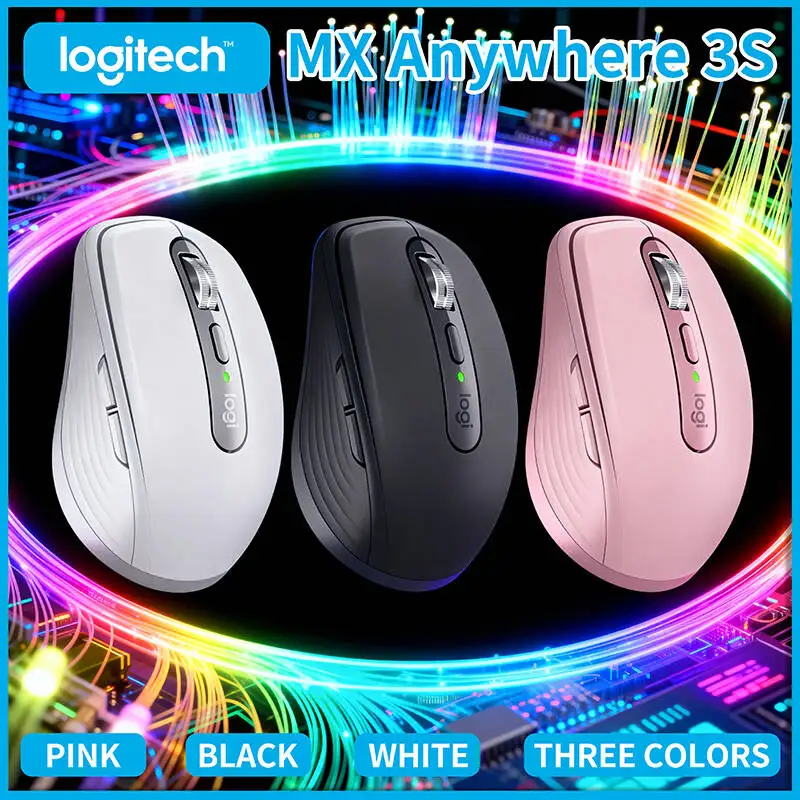 

Brand New Logitech MX Anywhere 3S, Multi-Computer Flow Technology, Silent Clicks, Ergonomic Portable