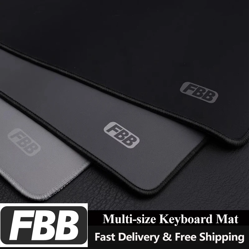 

FBB Многоразмерные коврики для клавиатуры и мыши, игровой коврик для мыши, однотонный коврик для мыши, настольный коврик для киберспорта для компьютерных аксессуаров, толщина 4 мм