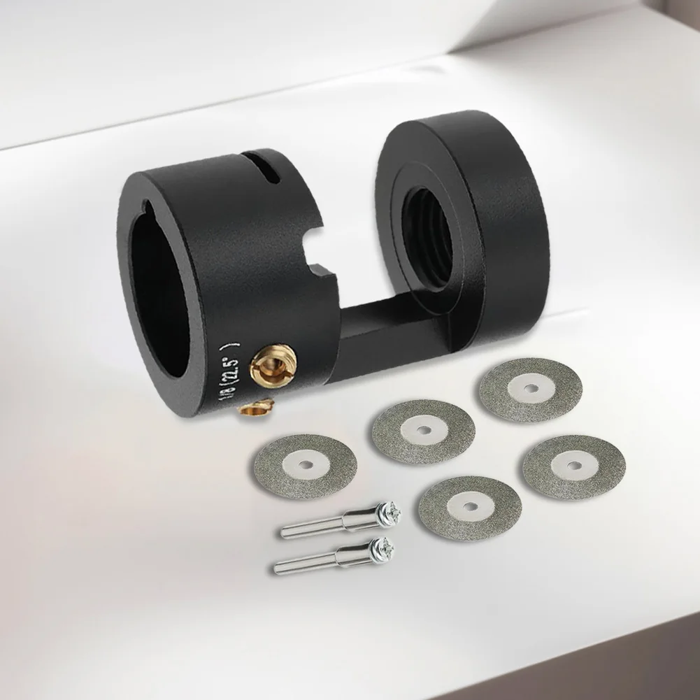 TIG Welding Tool Multi Angle & Offsets Tungsten Sharpener with Wheels & Connecting Rod Tungsten Grinder for Most Rotary Tool
