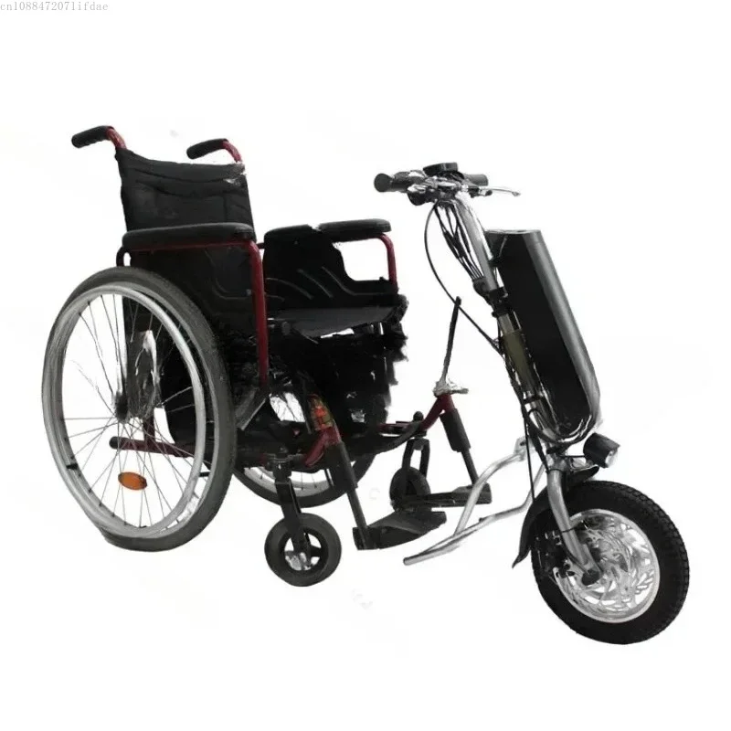 

RisunMotor Wheelchair Attachment 36V 250W/350W/500W 12" Electric Handcycle Tractor Conversion Kits with 8.8/10.4/11.6AH Battery
