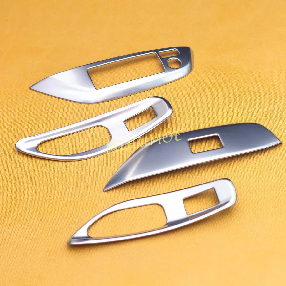 Stainless Steel Interior Door Window Switch Panel Cover Trims For Toyota Yaris / Yaris Cross 2020 2021 2022 2023 2024 2025
