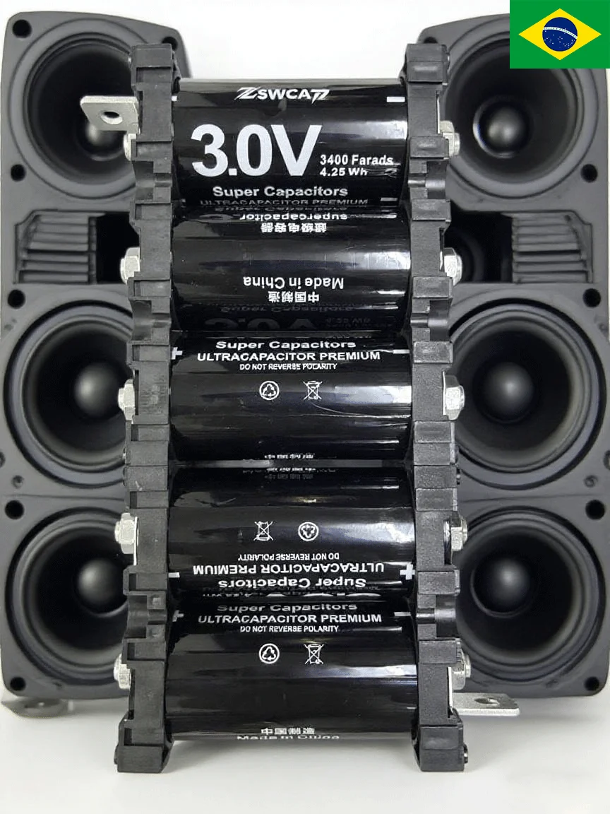 15V 680F 3V3400F Super Condensador de Baixa Resistência Interna Rápido para Carro de Arranque Áudio 3V 3400F Ultra Condensador 10000CCA