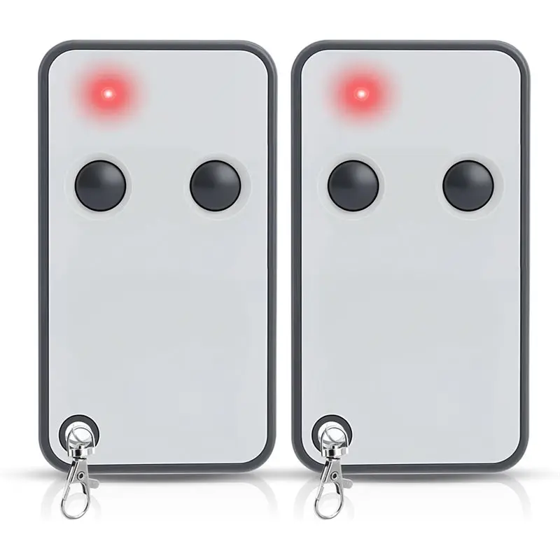 ABZZ-Remote Control Replacement Set Of 2 For Roger E80 TX52R 2 Channels 433.92Mhz Mhz For Gate Garage Access System