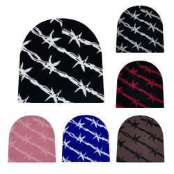 1PCS knitted hat with twill pattern for autumn and winter, unisex outdoor warm hat, fashion trend beanie, winter hat