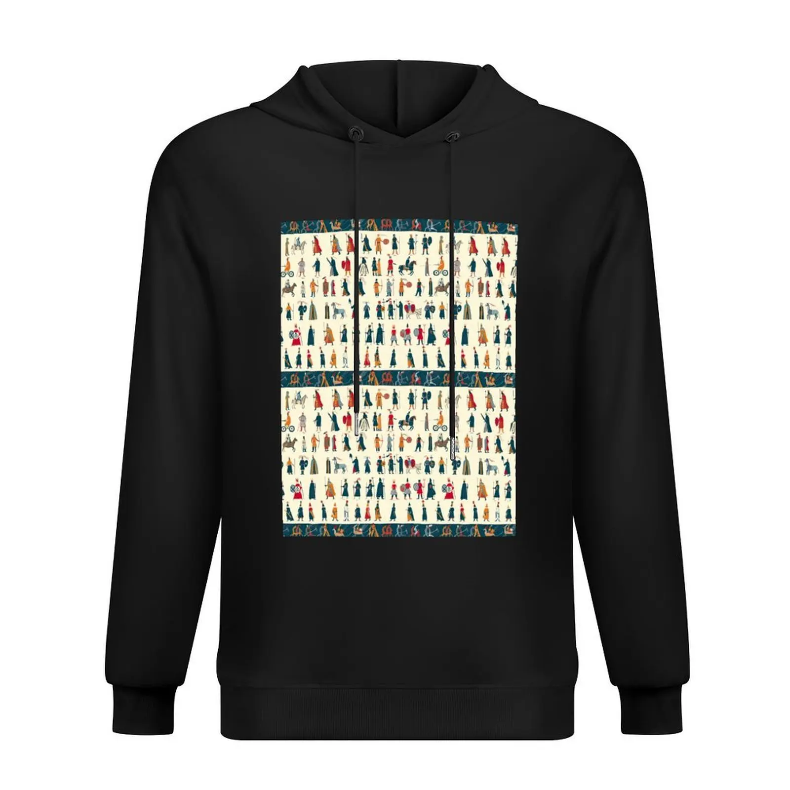 

Bayeux tapestry pattern 11 Hoodie autumn clothes men's coat clothes for men men's winter sweater japanese hoodie