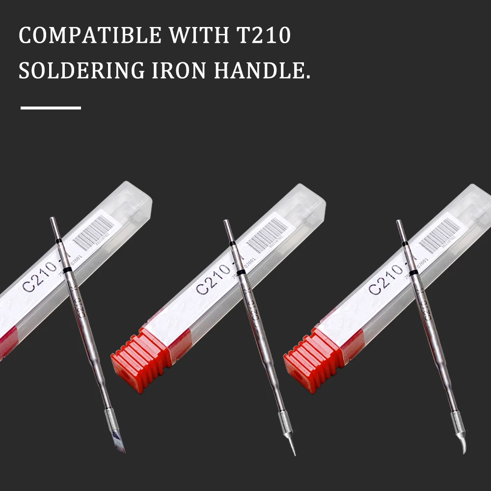 OEM JBC C210 Soldering Tips Welding Iron Head for JBC Tips T210 Handle JBC CD-2SD/2SHE Sugon T26 T26D T3602 Soldering Station