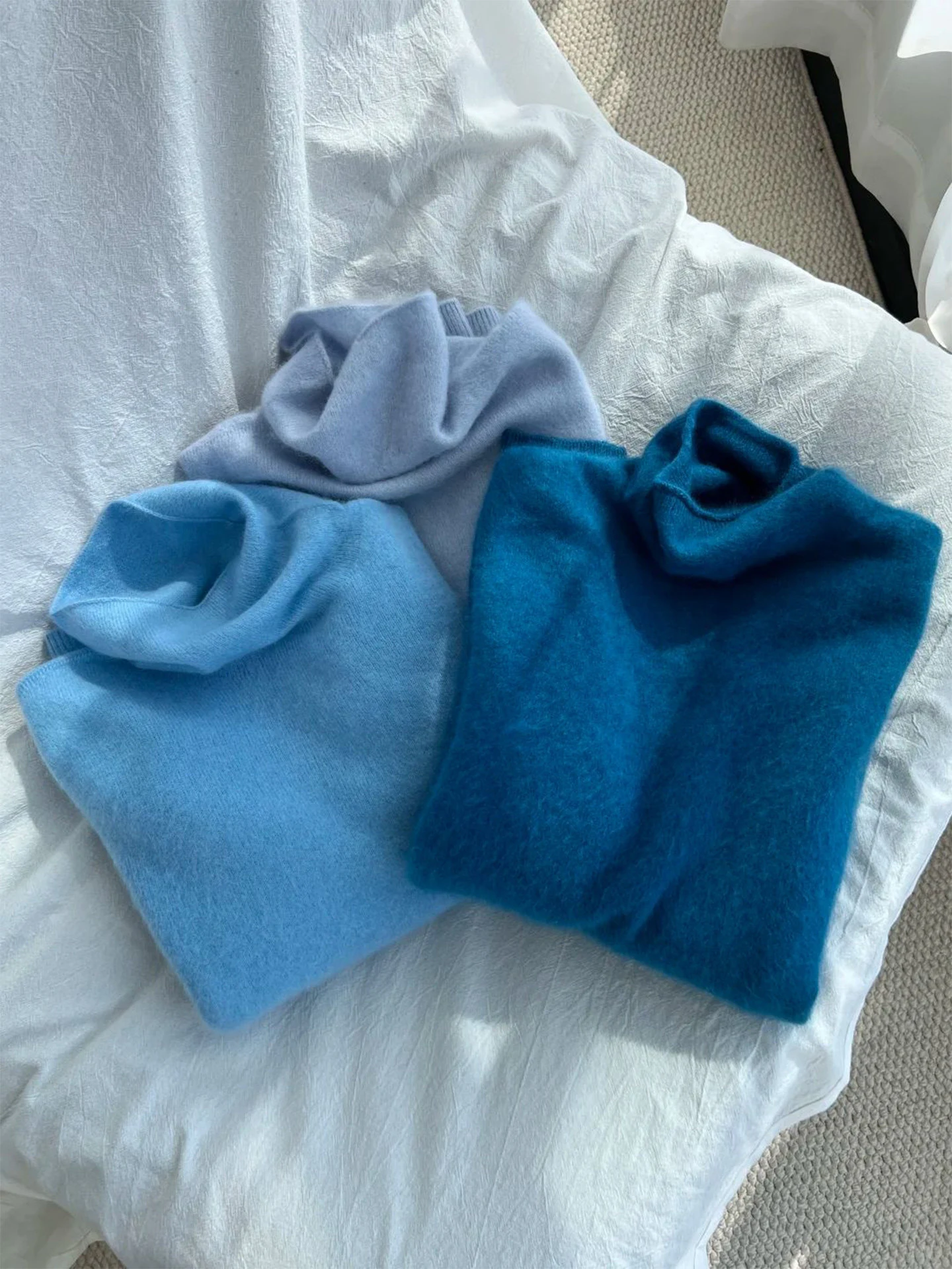 

Loose High Ne Knitted Sweater Women's Overhead Sle Comfortable Polyester Fiber Winter Faion Casual Commute Top