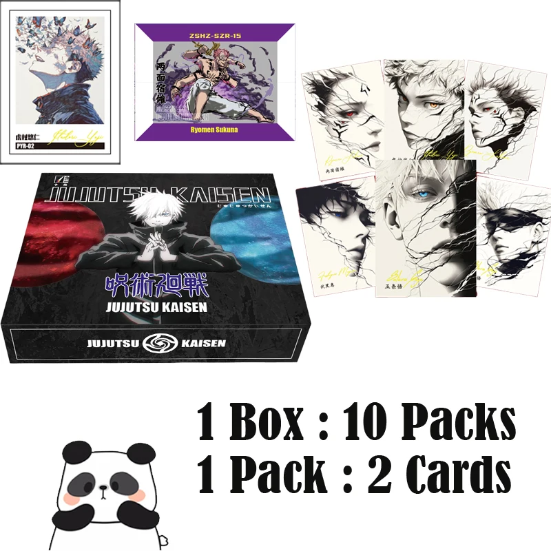 Nowa karta do malowania Jujutsu Kaisen Hobby karta kolekcjonerska Gojo Doujin Booster Box ręcznie malowana karta zabawki dla dzieci prezenty