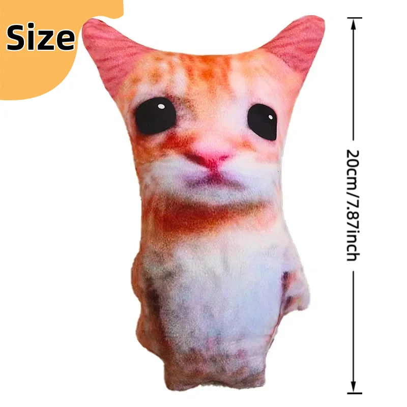 Kawaii Cat Dolls Hot Cute El Gato Cat Plush Toys Plushies Simulation Stuffed Animals Collectible Toy Kdis Birthday Holiday Gift