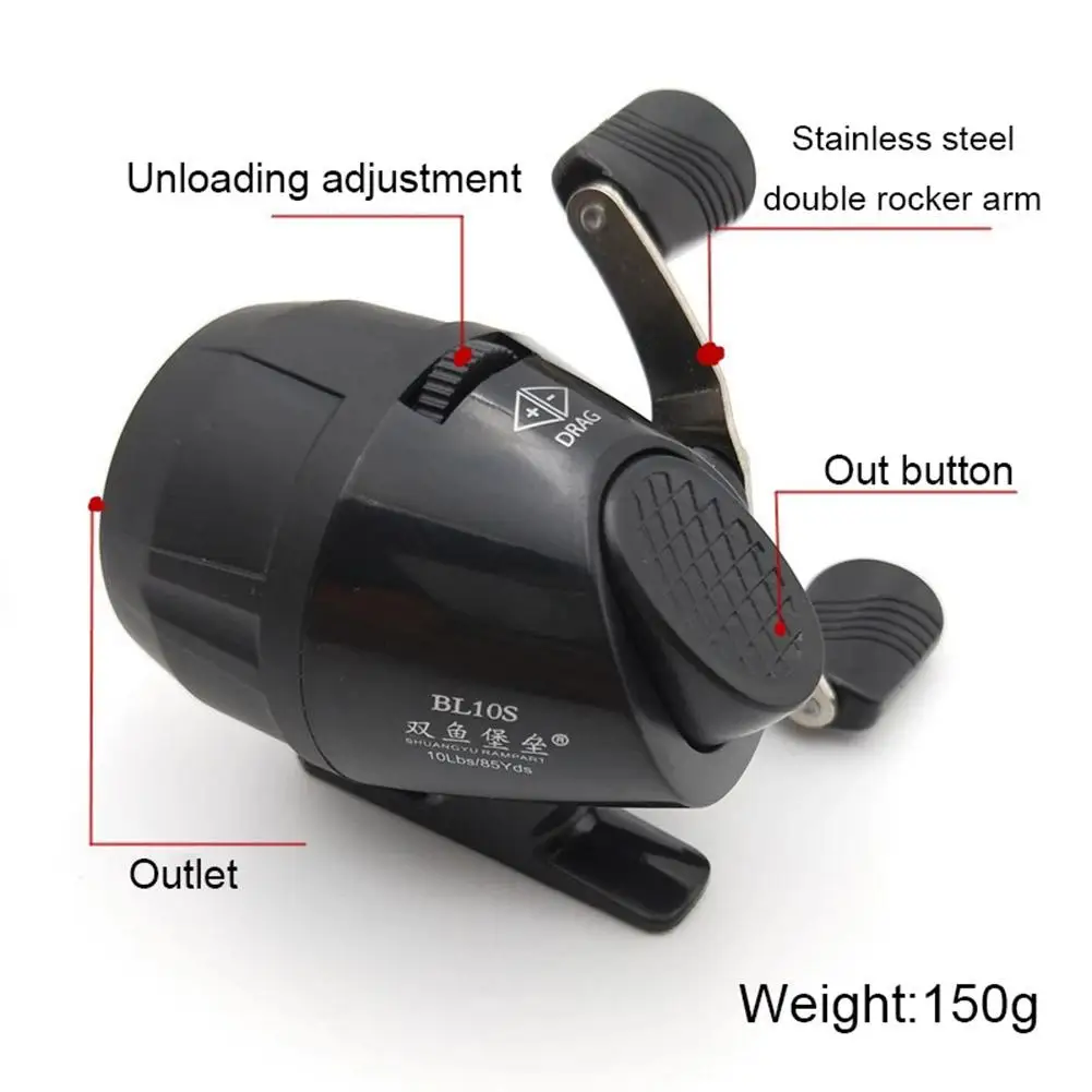 Fishing Reel With Balance Handle Gear Ratio 3.0:1 Lightweight Ultra Smooth High Speed Fishing Tackle Baitcasting Reel