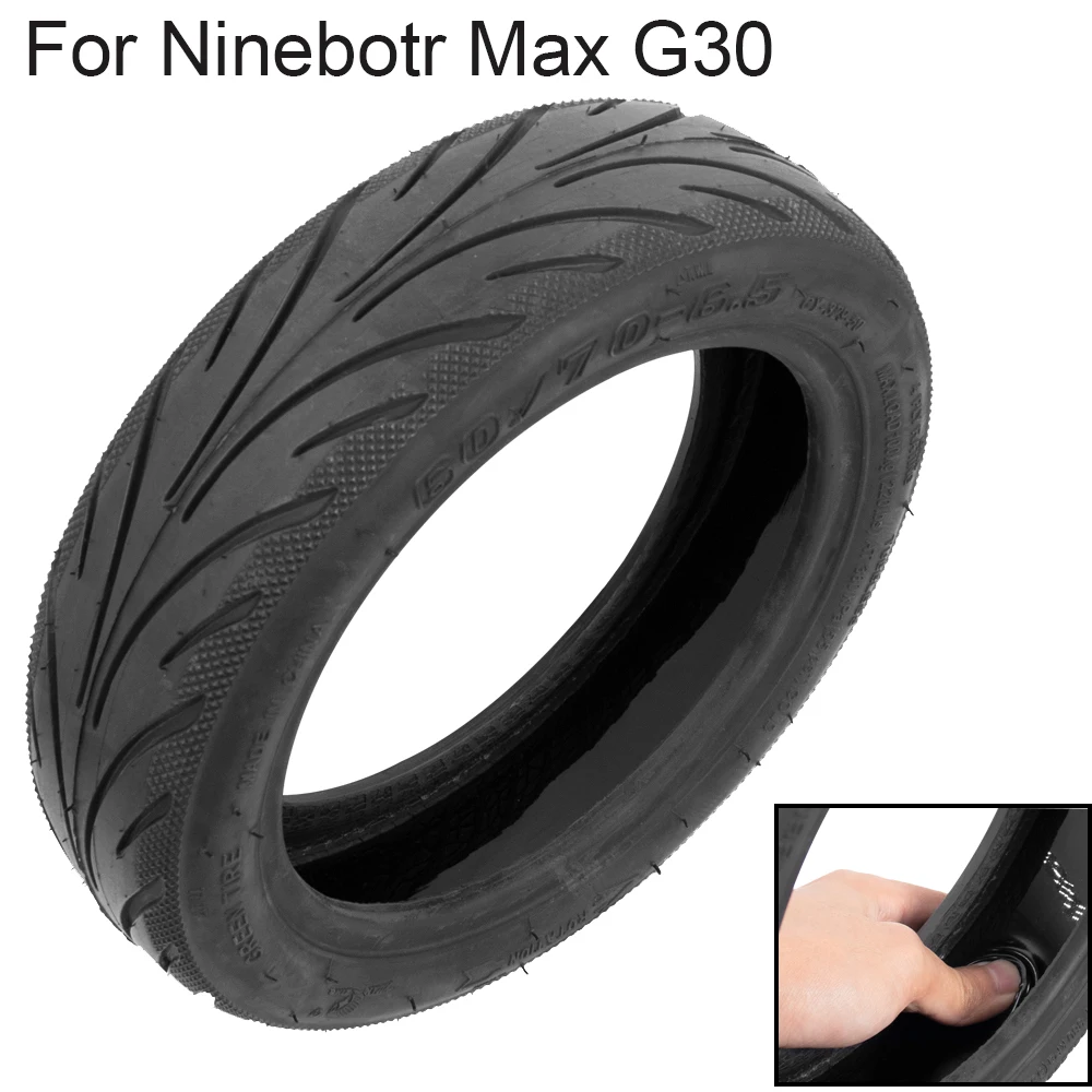 

Stab Resistant Gel Self-Healing Tire for Ninebot G30 G30D Electric Scooter 10 Inch 60/70-6.5 Front and Rear Vacuum Tyre Parts