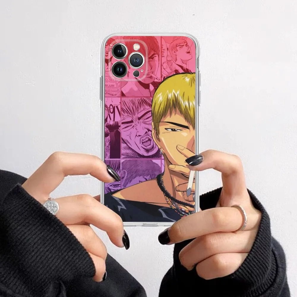 Great Teacher Onizuka anime GTO Phone Case for iPhone 15 8 7 6 6S Plus X SE 2020 XR XS 14 11 12 13 Mini Pro Max Mobile Case