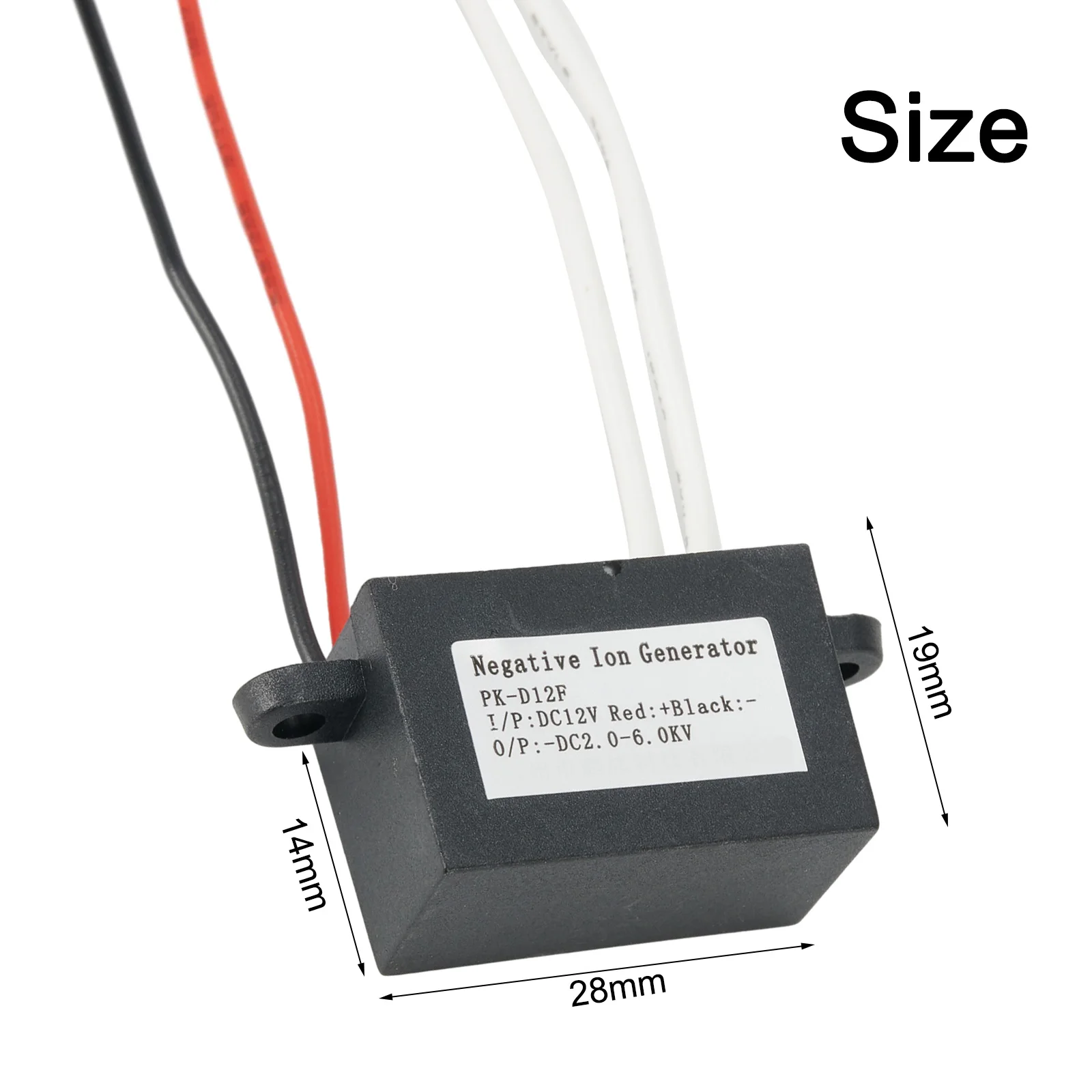 

DIY 12V DC Airborne Negative Ion Generator Module with High Output Efficient Anion Ionizer for Indoor Air Freshening
