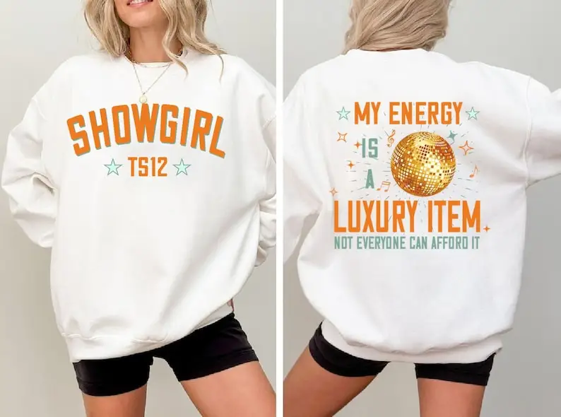 In My Showgirl Era Sudaderas en mi era Estética Lindo Showgirl Regalo Manga larga País Música Fan Yops Concierto Camiseta Otoño Y2k