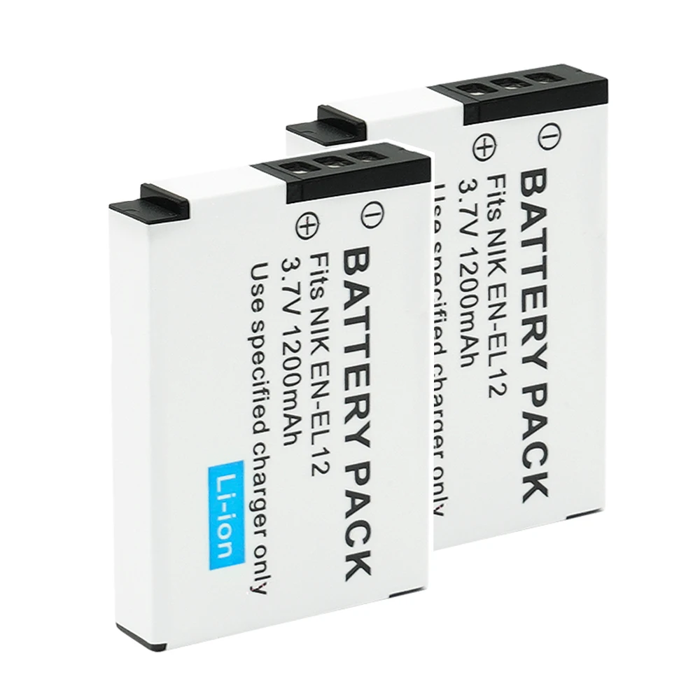 Для Nikon EN-EL12 En El12 аккумулятор COOLPIX S9100 S9200 S9050 P300 P310 P330 S6200 S6300 S9400 S9500 El12 1200 мАч аккумуляторы для камеры