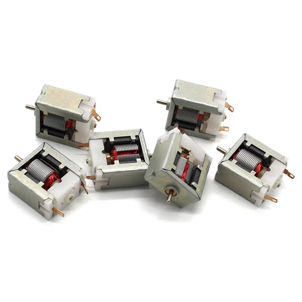 10Pcs Small Mini 020 DC3V Micro Motor 1.5mm Shaft Square Motor 7200RPM High Speed Engine DIY Hobby Toy Model Test Electric Motor