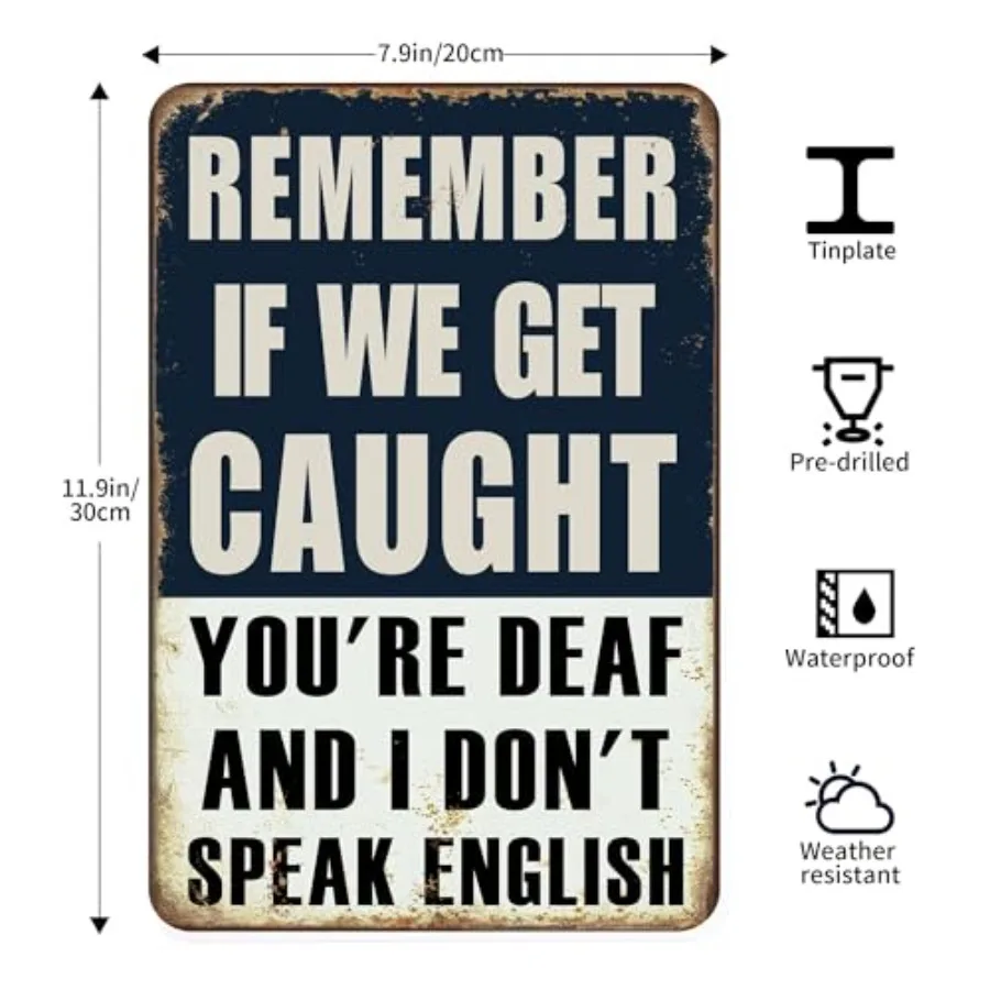 مضحك رجل كهف غرفة علامات الرجال الملحقات تسجيل للمرآب غرفة نوم المنزل بار جدار ديكور 12x8 Ih