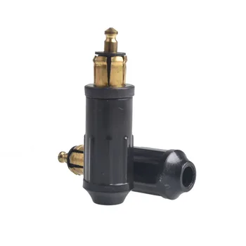1/2 adet DIN Hella erkek fiş Powerlet fiş 12-24V sigara BMW motosiklet için çakmak adaptörü konektörü