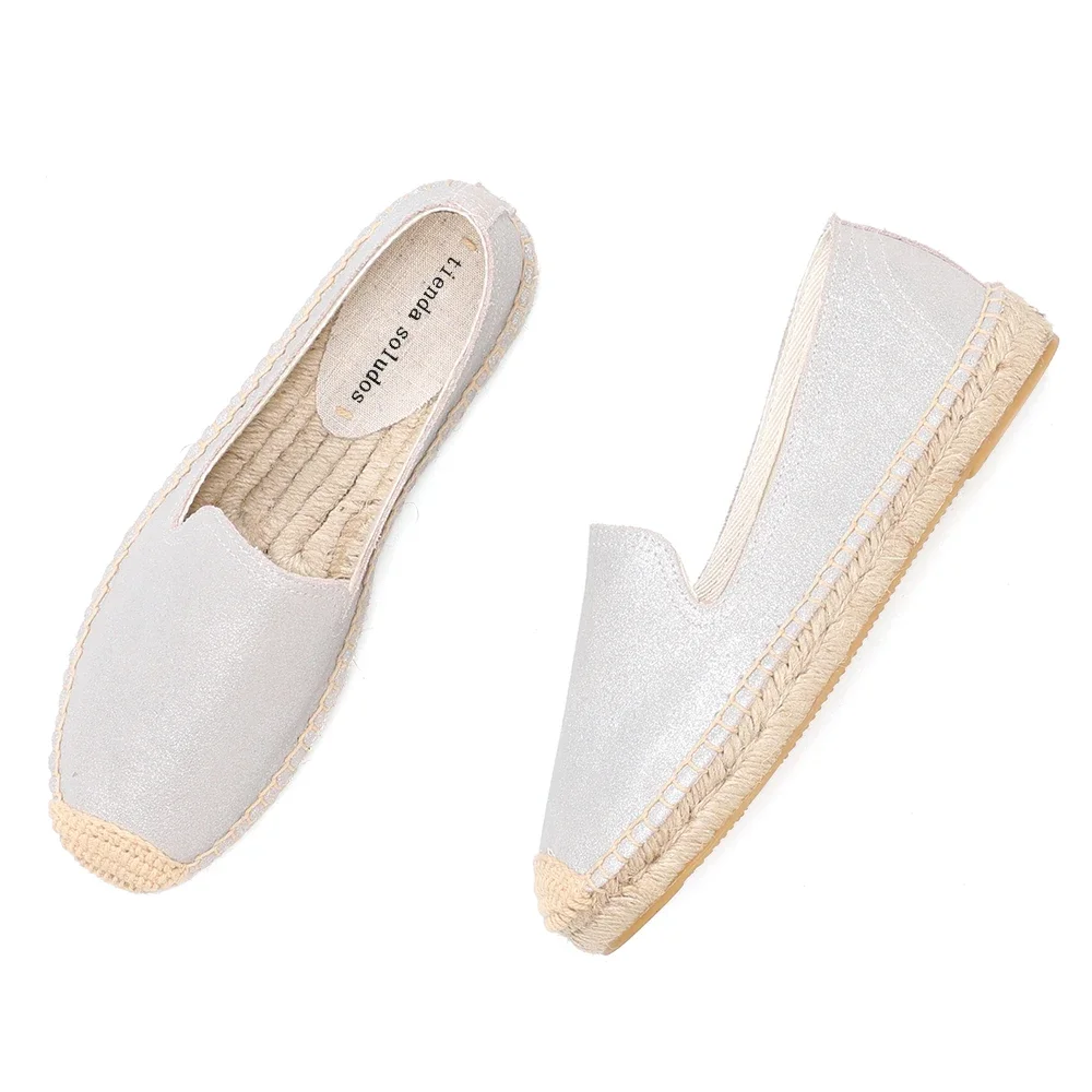 Espadrilles For Female New Real Rubber Sapatos Zapatillas Mujer Slip On Woman Comfortable Round Toe platform shoes