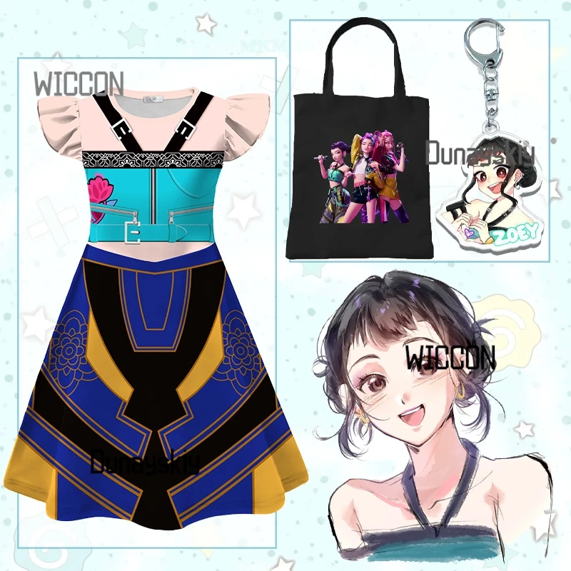 

Huntrix KPop Охотники на демонов зои Аниме Костюмы для косплея Аксессуары Jirai Kei Cool Kawaii Прекрасная вечеринка Ежедневно Хэллоуин Косплей