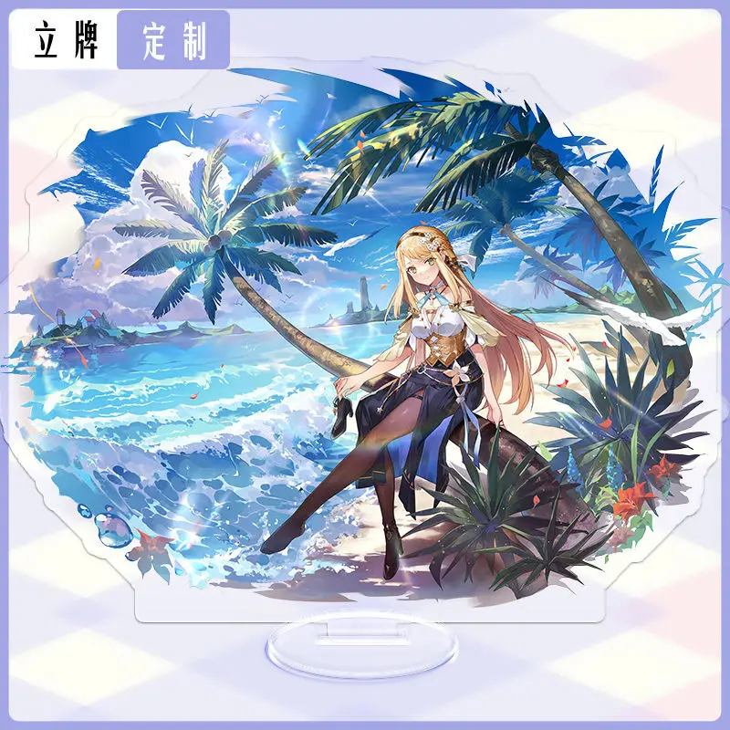 لعبة أنيمي ورشة عمل كيمياء ليسا الجديدة 2 حامل أكريليك هدية للأصدقاء لسطح المكتب زينة ألعاب شفافة