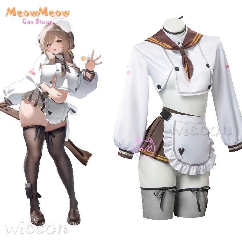 

Nikke Bready Cosplay Clothes Goddess Of Victory Costume Wig Hallowen Game Outfit Women Sexy Uniforms Skirt Anim Carnival Party D
