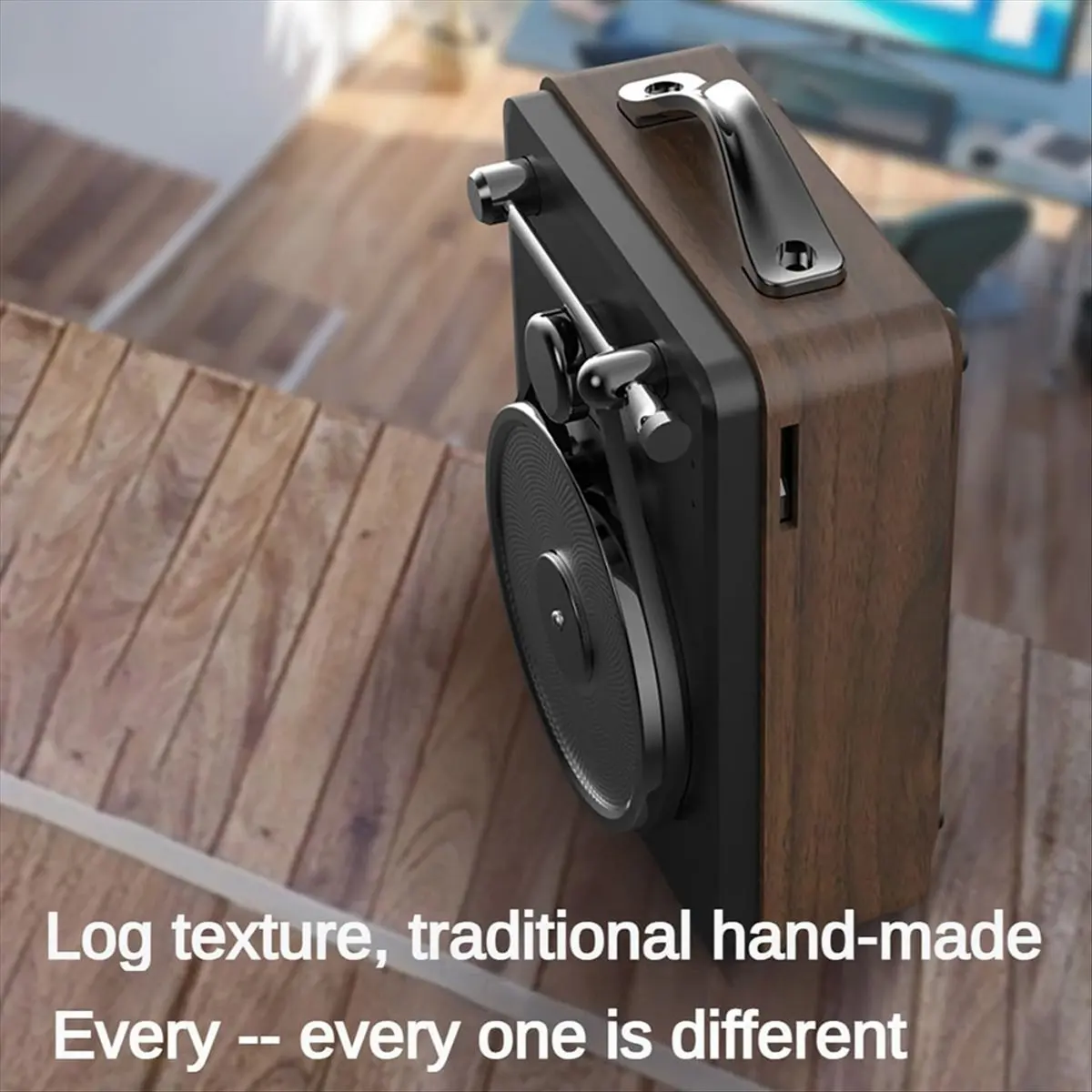 

MYdaY- Retro Bluetooth Speaker,Portable Vintage Bluetooth Audio Subwoofer Speaker Bass Sound Box for Home Office