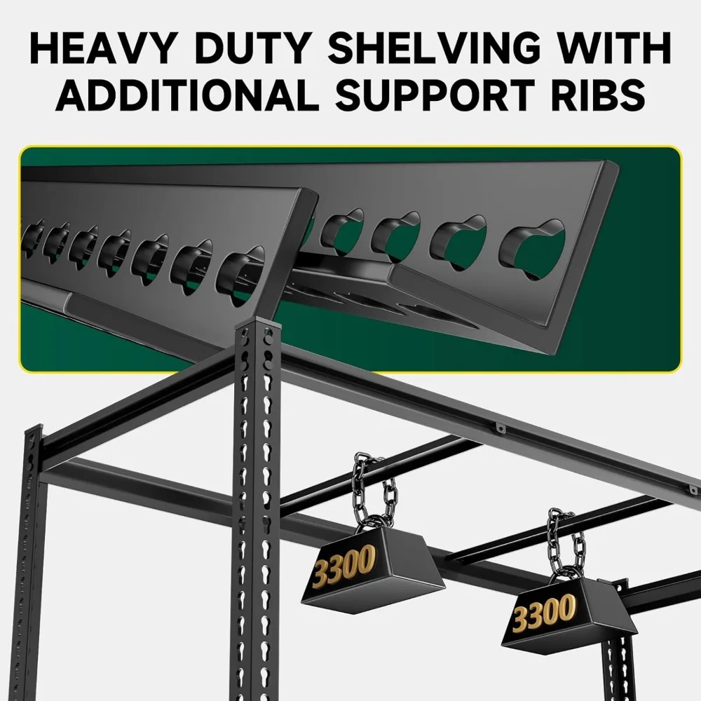 Étagères de rangement à 5 niveaux, 60 "L X 24" D X 72 "H, étagères de Garage de 3000lb, étagères et étagères de rangement en métal, étagère robuste réglable